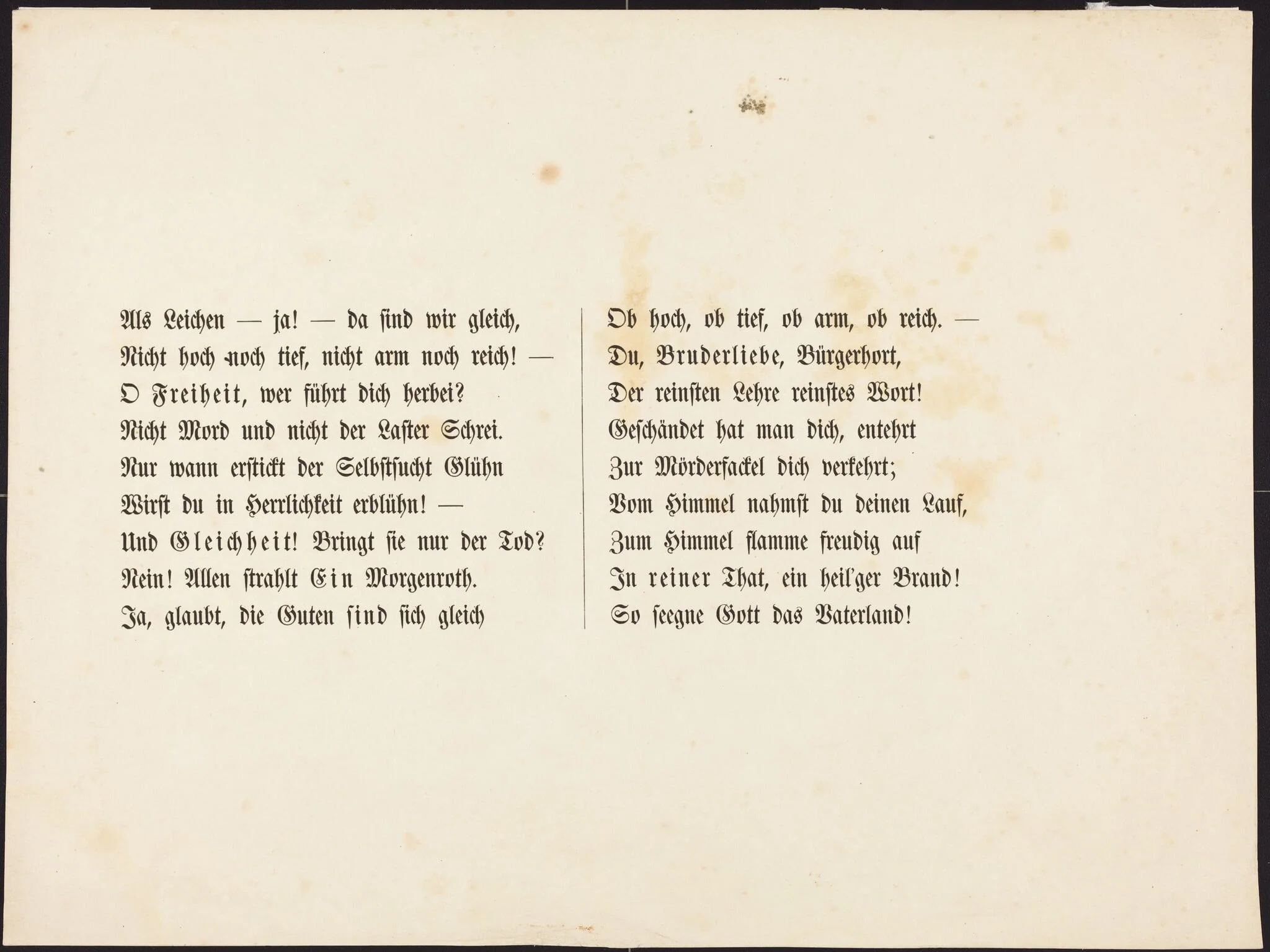 Auch ein Todtentanz: Text Page, by Alfred Rethel, 1849