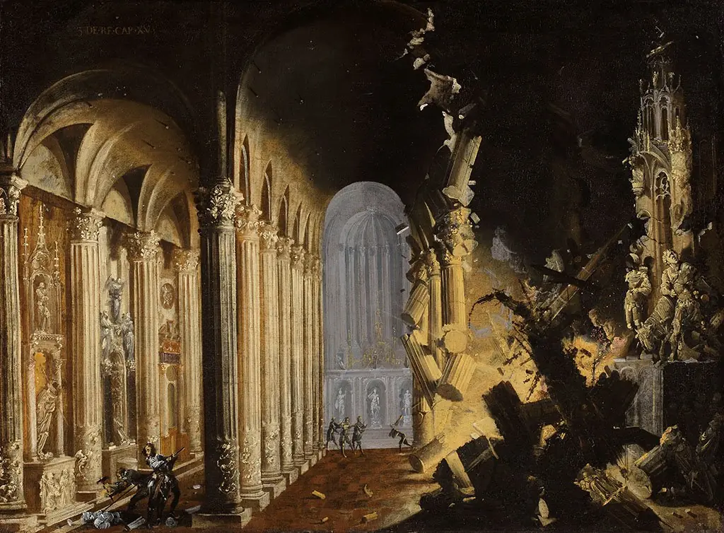 King Asa of Judah Destroying the Idols