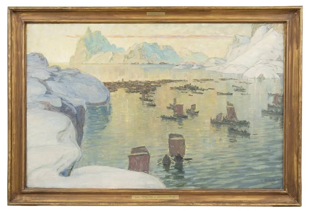 The Fishing Fleet Going Out. Study from North Norway