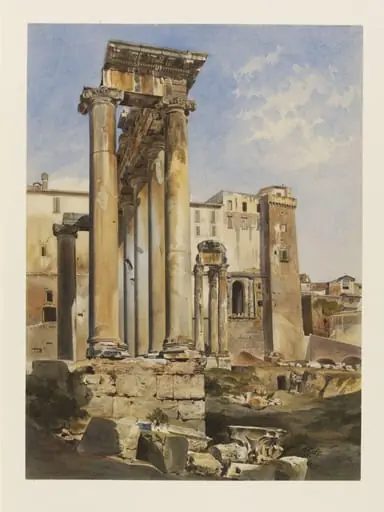 The Temple of Saturn and the Temple of Concord, Rome