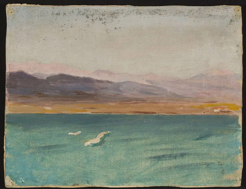 Marine landscape. From the journey to Palestine