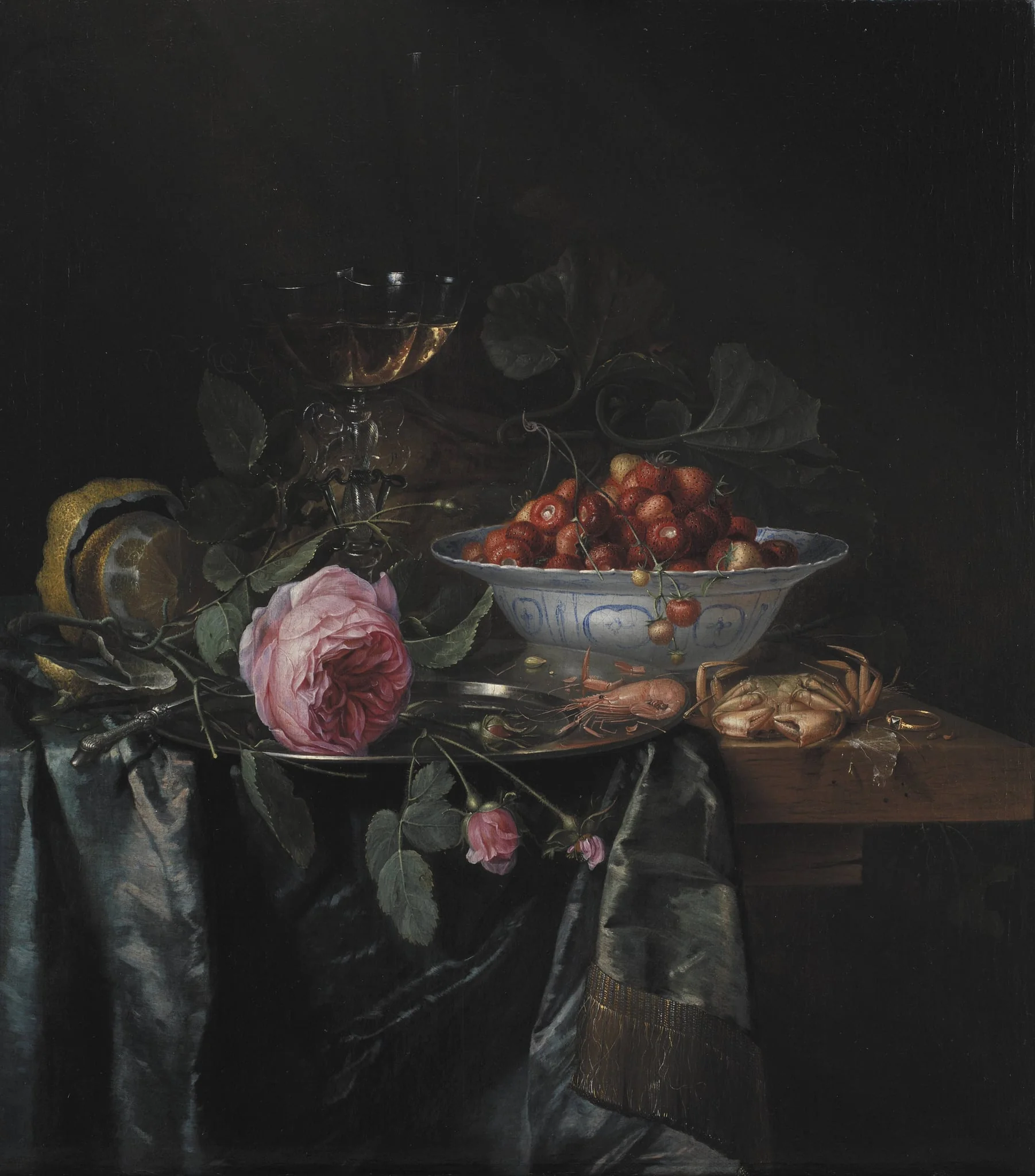 Pronk Still life, by Unknown, unspecified, 1645