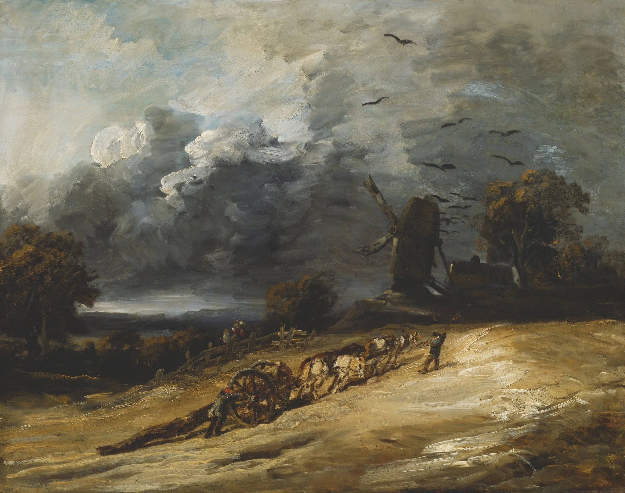 The Storm, by Georges Michel, unspecified, 1822