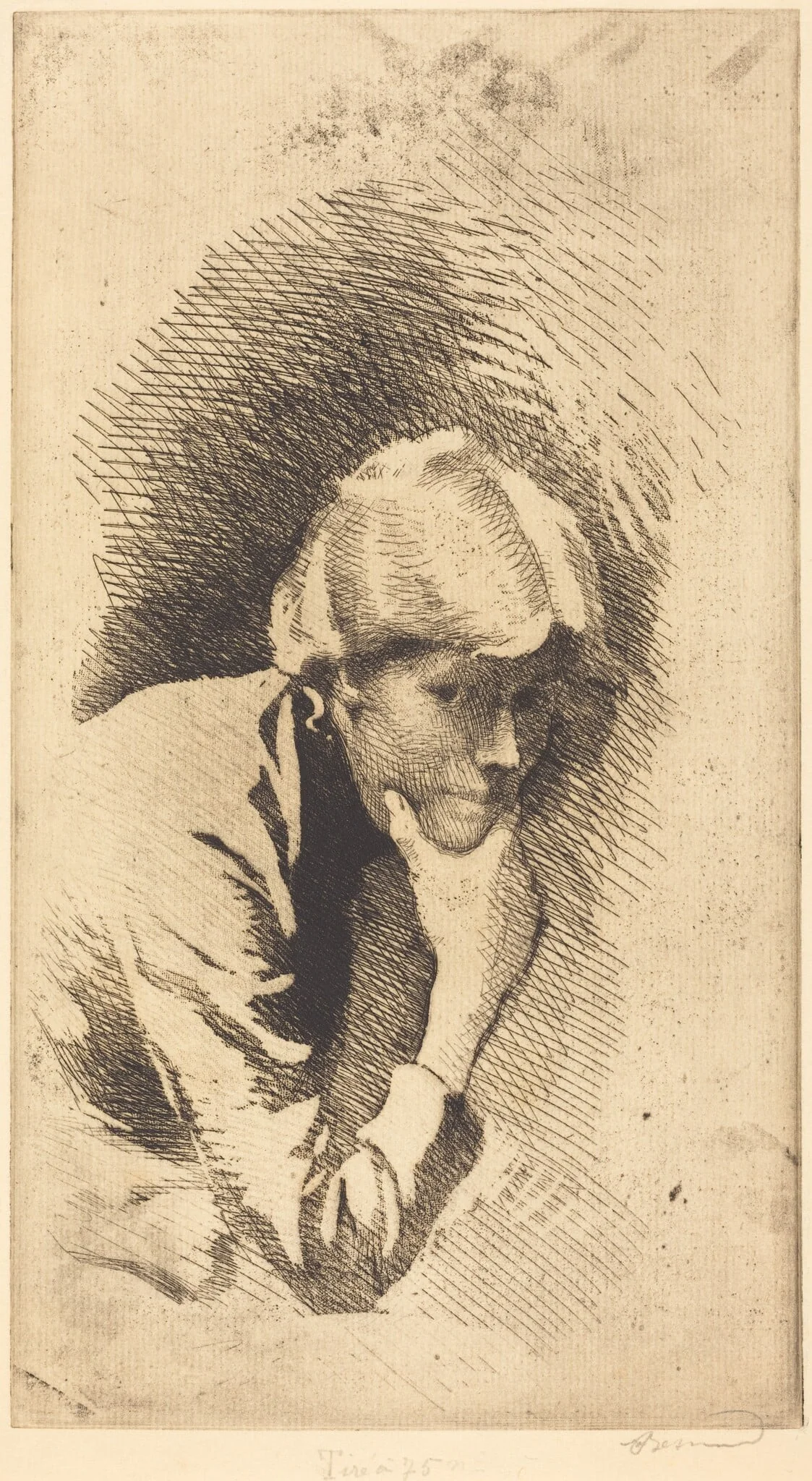 Carmen, by Paul-Albert Besnard, ink, 1885
