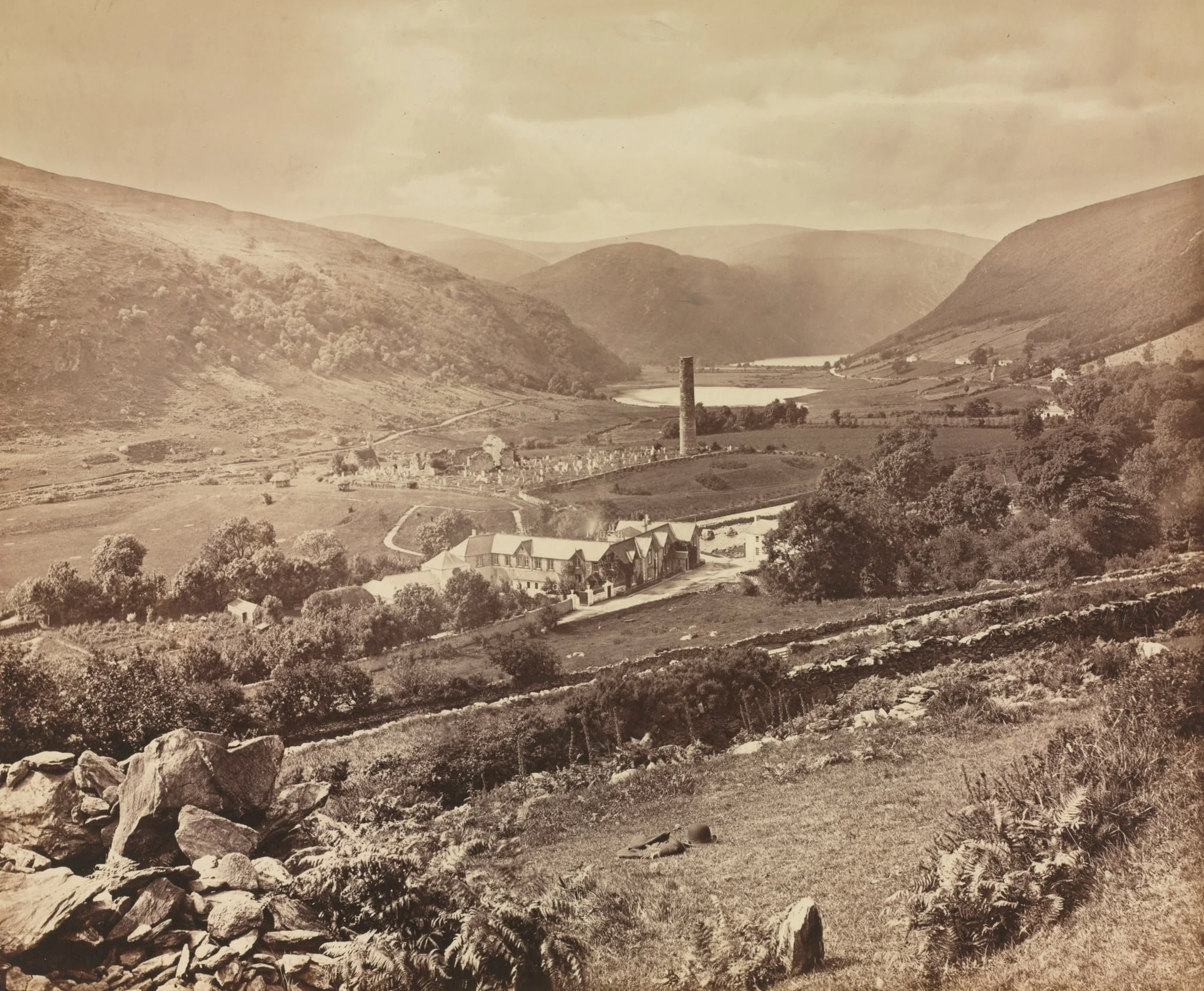 The Valley of Glendalough, County Wicklow, Ireland, by William Russell Sedgfield, 1864