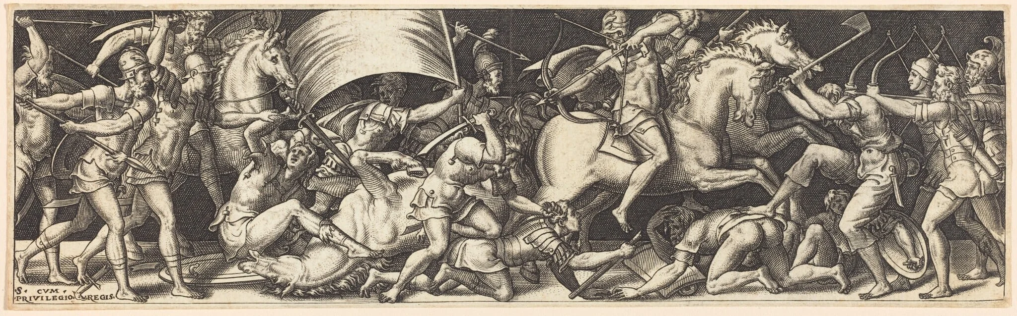 Battle of Horsemen and Foot Soldiers