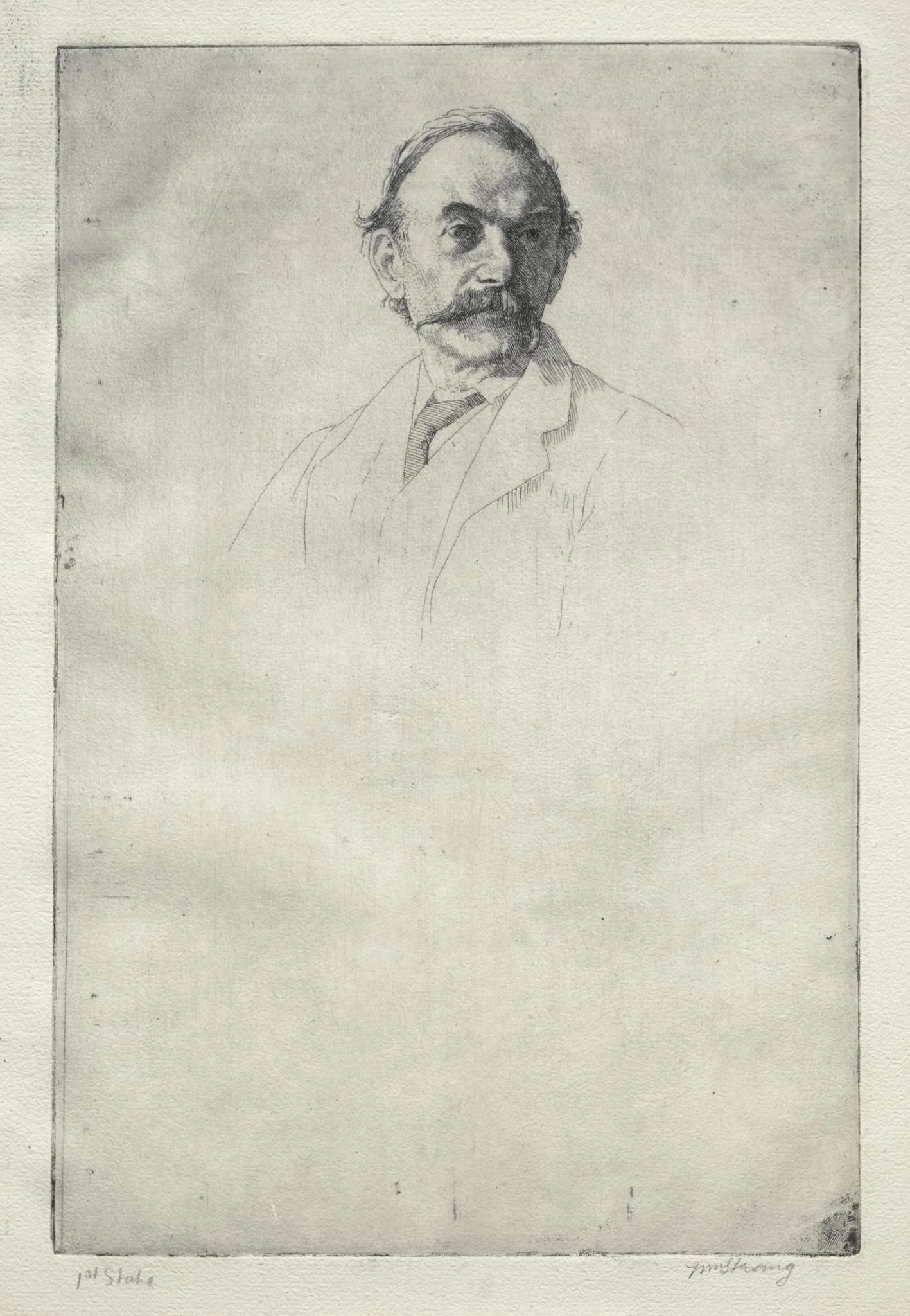 Thomas Hardy, No. 1, by William Strang, 1893