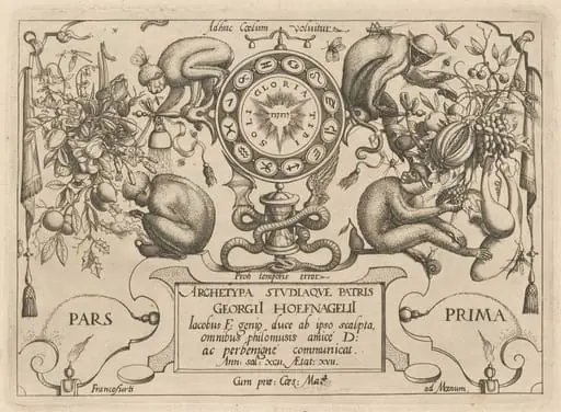 Archetypa studiaque patris Georgii Hoefnagelii [Part 1, Title Page]
