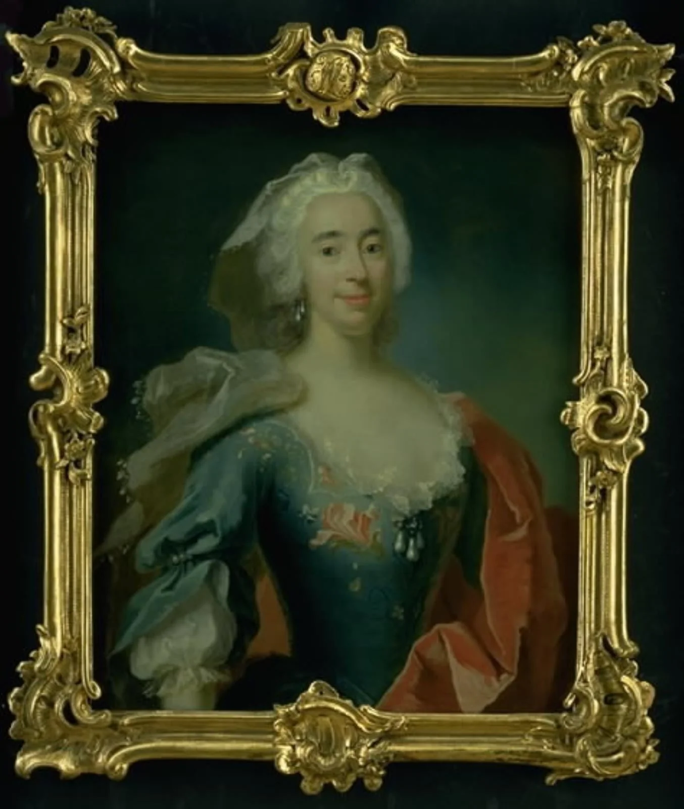 Dameportræt, by Unknown, 1751