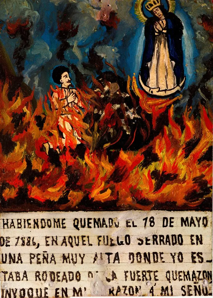 Votive offering dedicated to Our Lady of Solitude