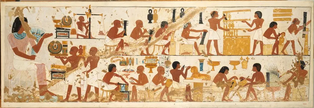 Craftsmen, Tomb of Nebamun and Ipuky