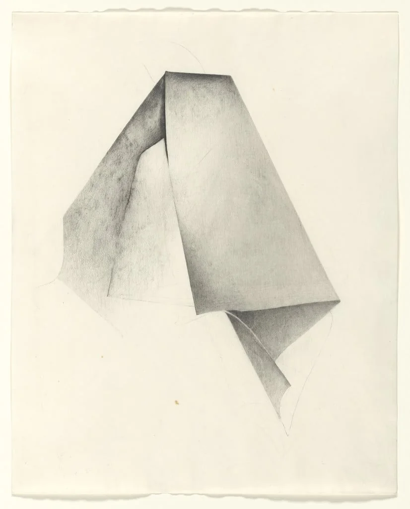Untitled, by Jay DeFeo, graphite, 1980