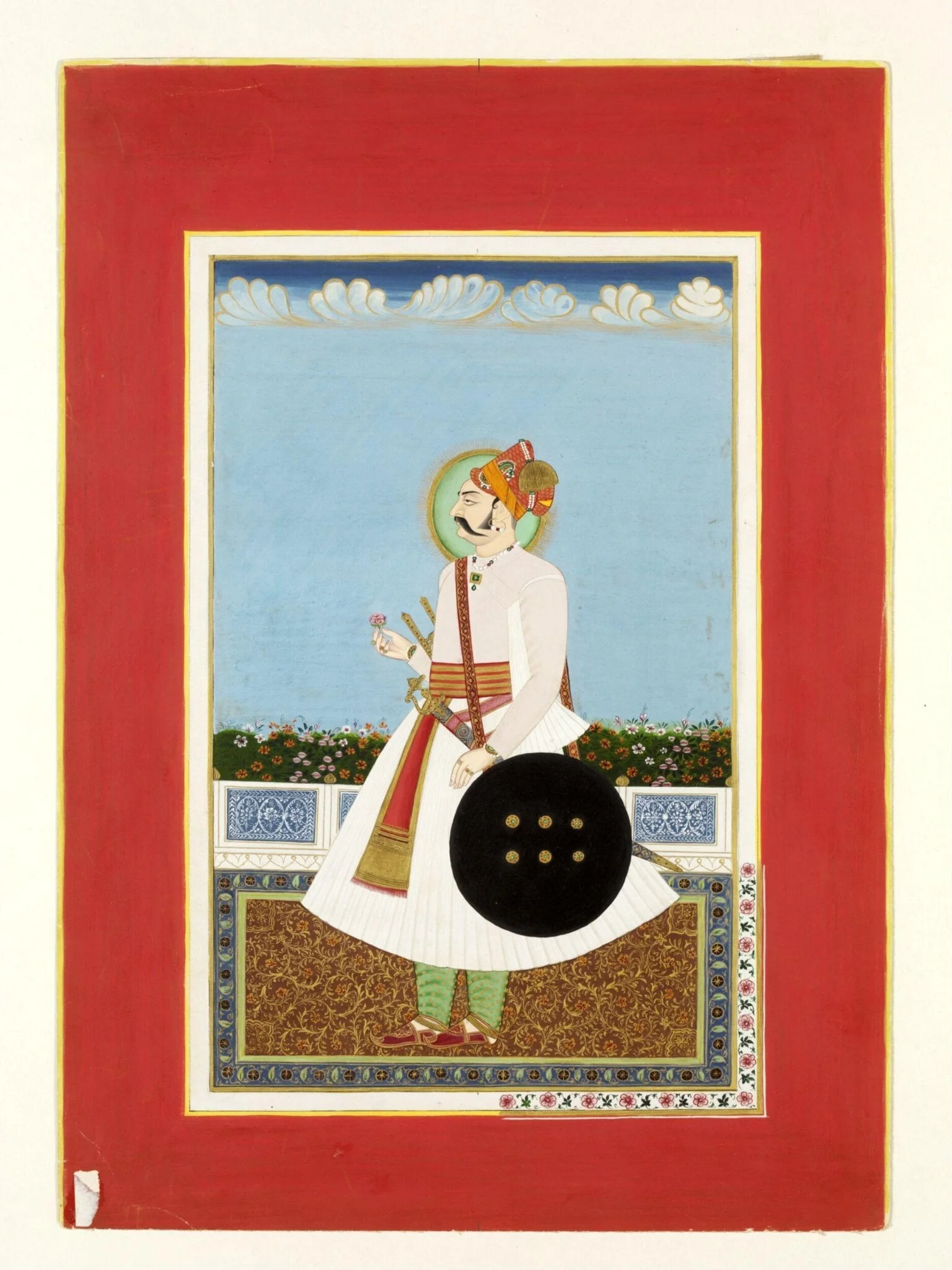 Maharaja Bakht Singh, by Unknown, paint, 1890