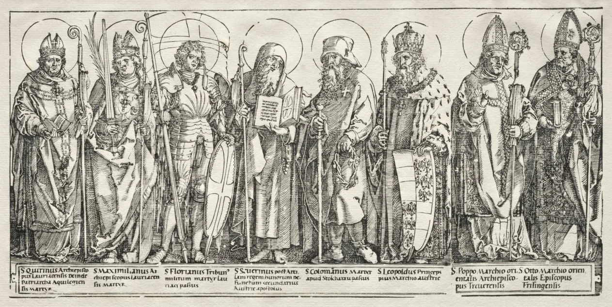 The Eight Saints of Austria, by Albrecht Dürer, 1515