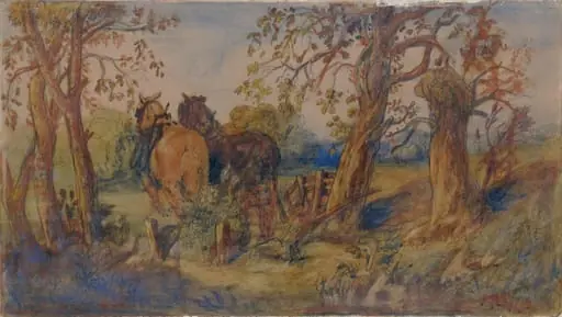 Horses in a Landscape