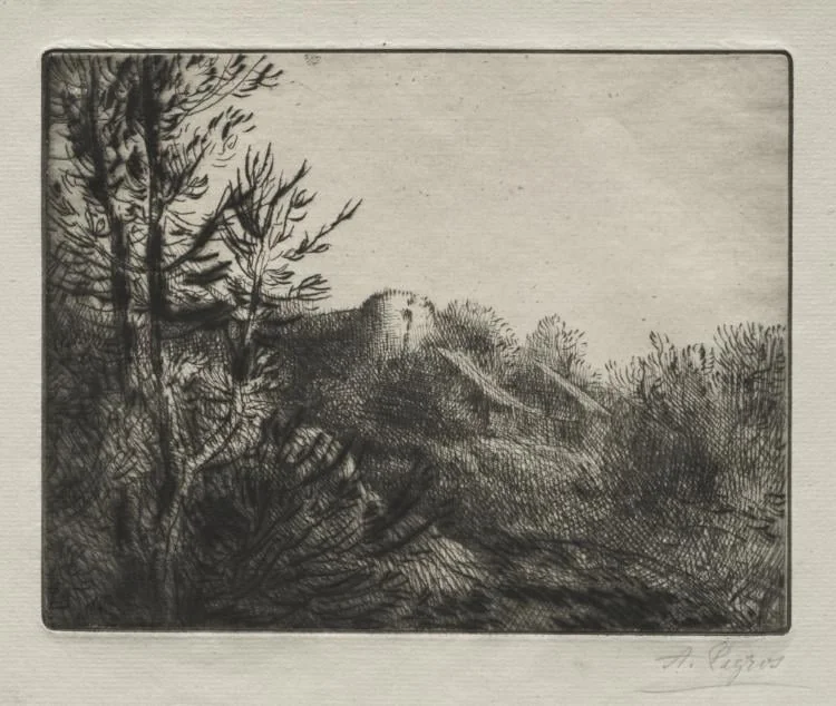 La ferme de valoux, by Alphonse Legros, 1884