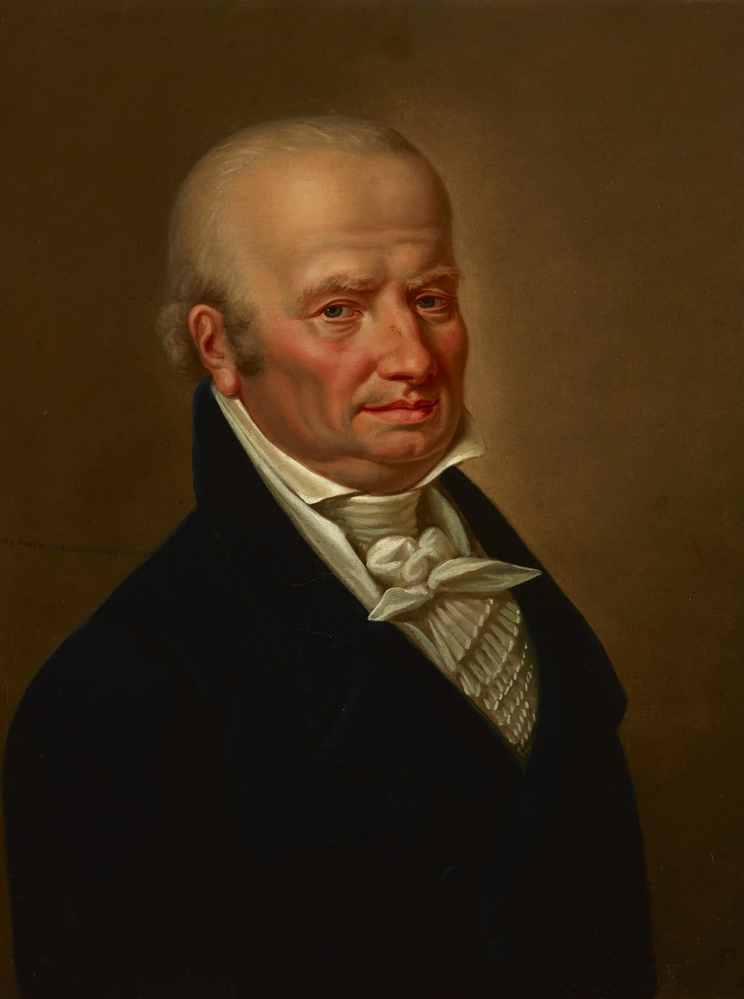 Portrait of Johann Hausner Sr., by Karl Gottlieb Schweikart, oil, 1822