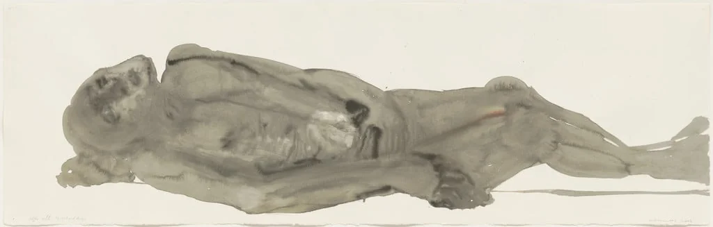 Untitled, by Marlene Dumas, watercolor, 2003