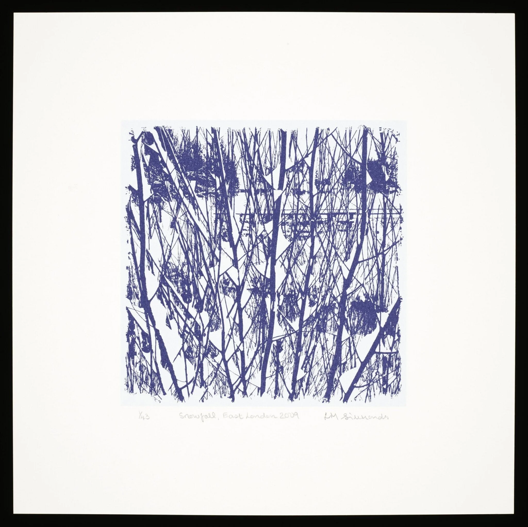 Snowfall, East London 2009, by East London Printmakers, 2009