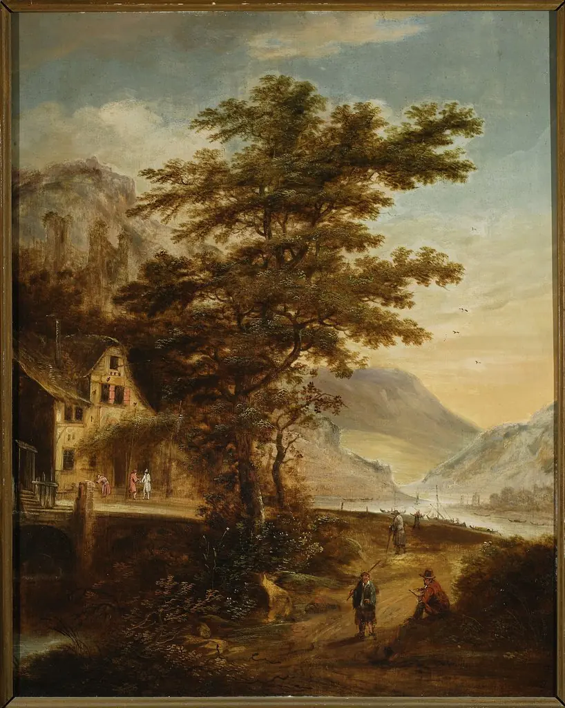 Mountain landscape from the Rheinland