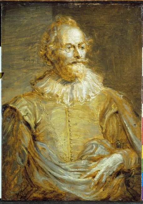 Portrait of Paul von Halmal, by Anthony van Dyck, oil, 1630