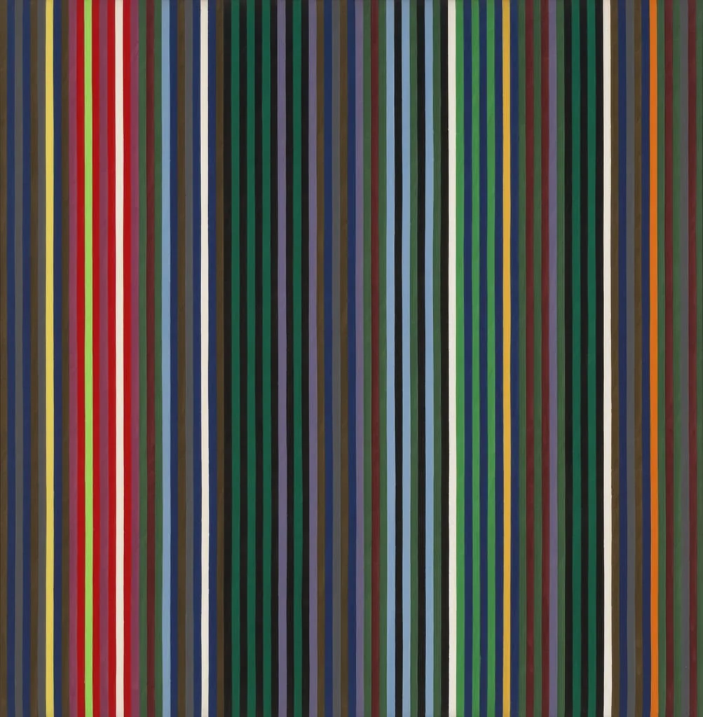 Untitled, by Gene Davis, paint, 1966