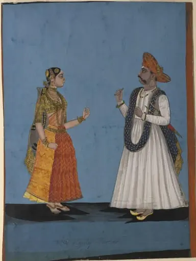 A warrior and his wife