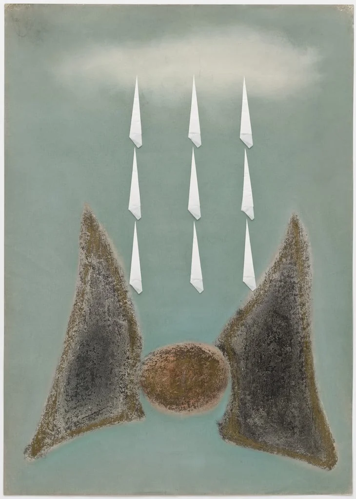 Untitled, by Yutaka Matsuzawa, pastel, 1958