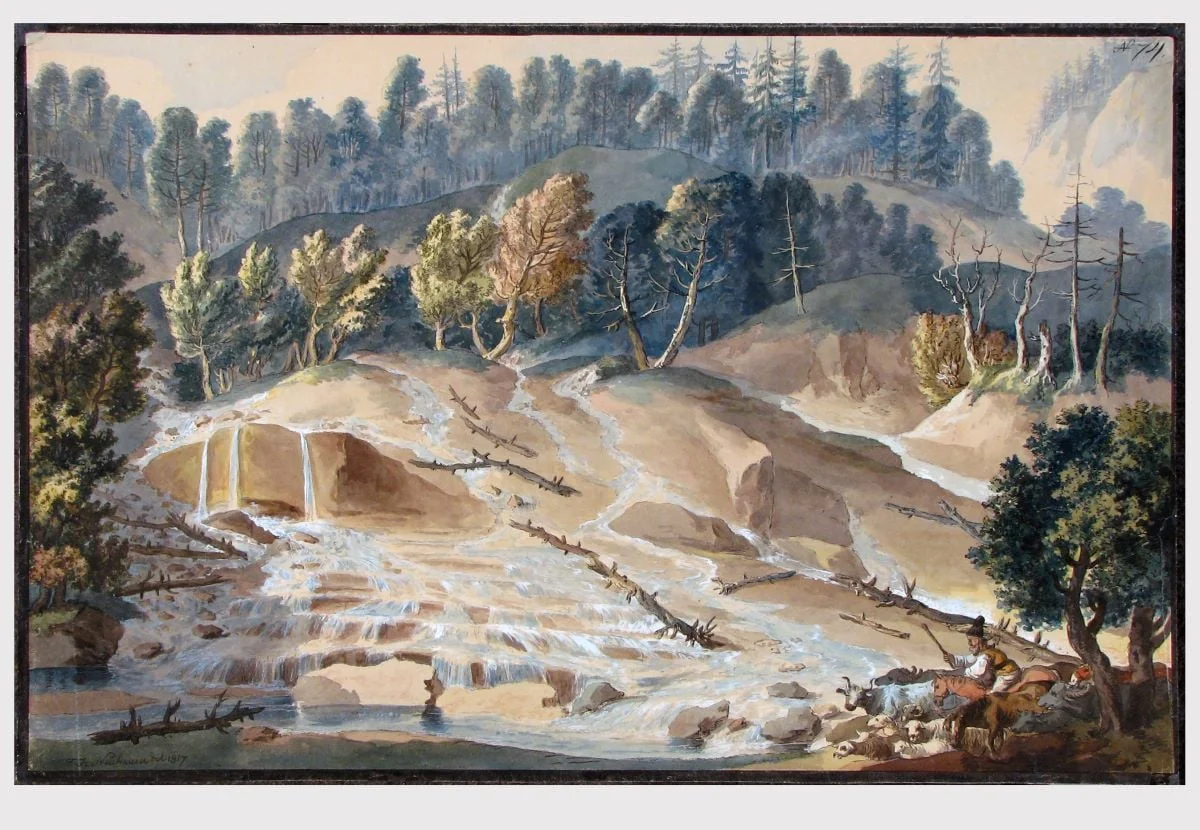 Cascadă, by Franz Neuhauser