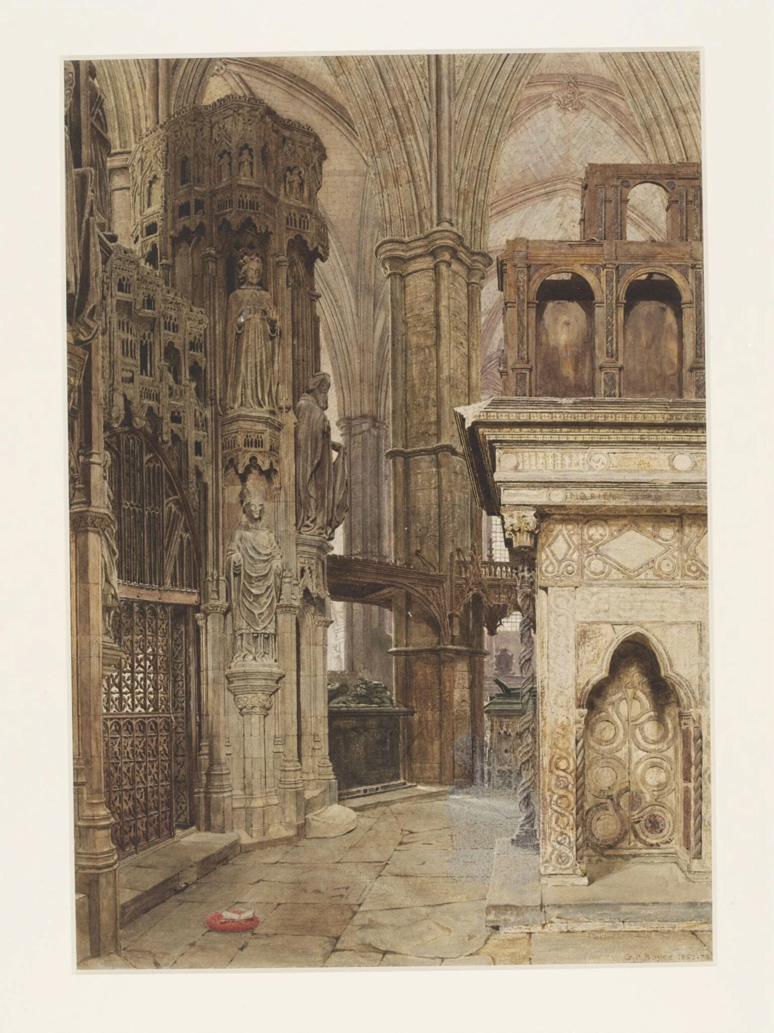 The East End of Edward the Confessor's Chapel and Tomb, As They Now Stand