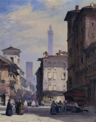 The leaning tower of Bologna