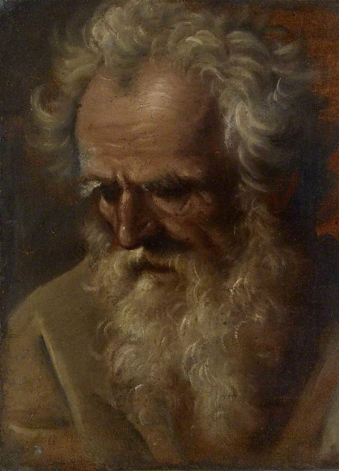 Head of an old Man, by Unknown, unspecified, 1600