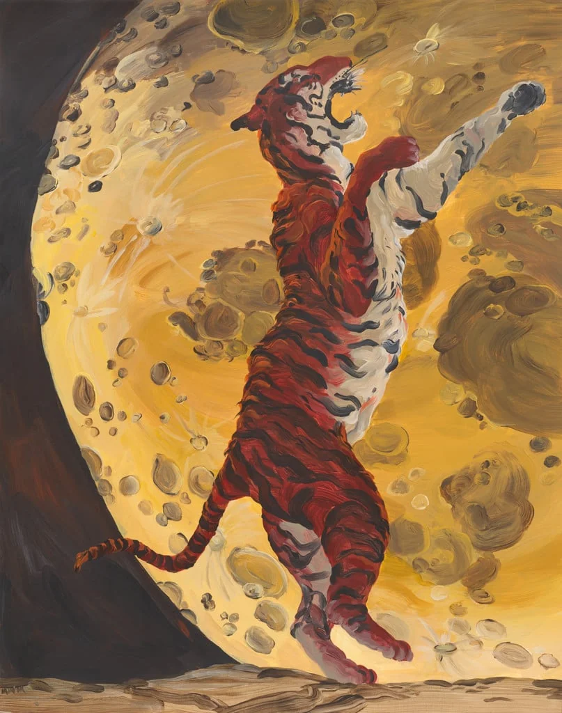 Untitled, by Melissa Miller, acrylic, 1983