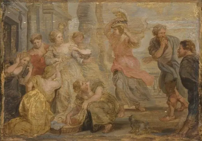 Achilles Discovered among the Daughters of Lycomedes