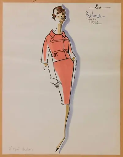 Tailleur saumon