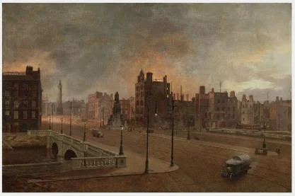 After the Bombardment, by Archibald McGoogan, oil, 1916