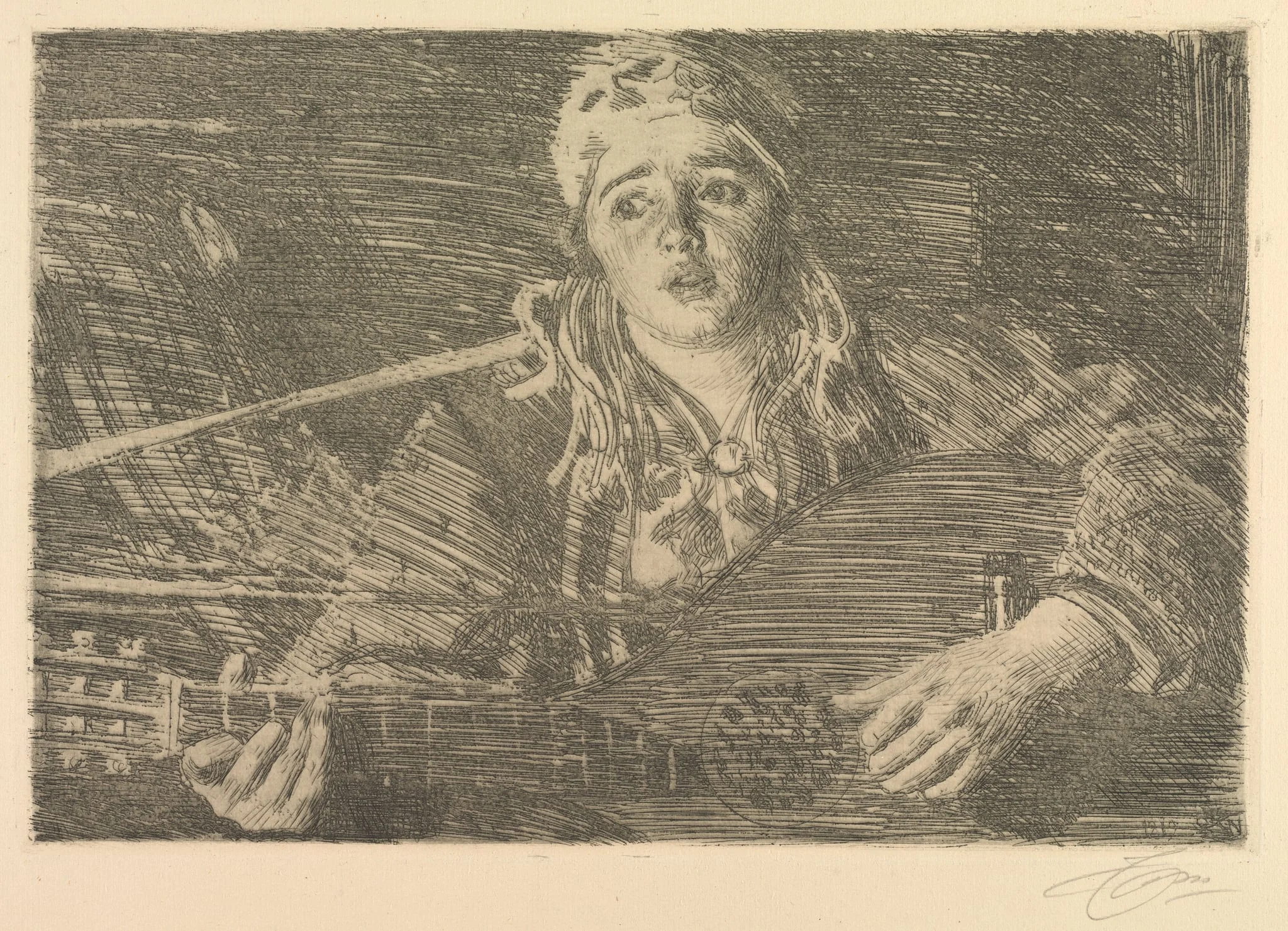 Ols Maria, by Anders Zorn, 1919