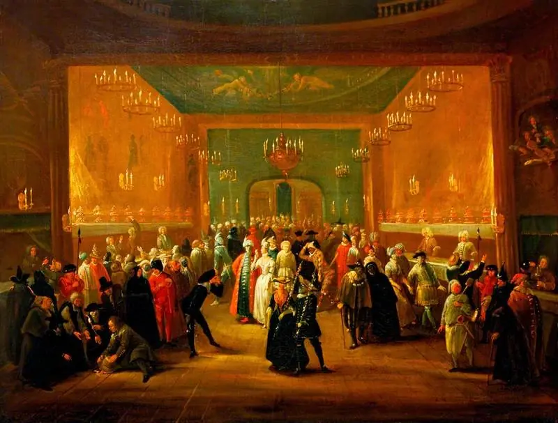 A Masquerade at the King's Theatre, Haymarket