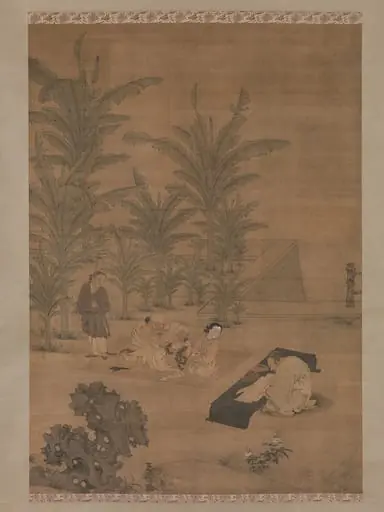 明     杜堇     伏生授經圖   軸|The Scholar Fu Sheng Transmitting the Book of Documents