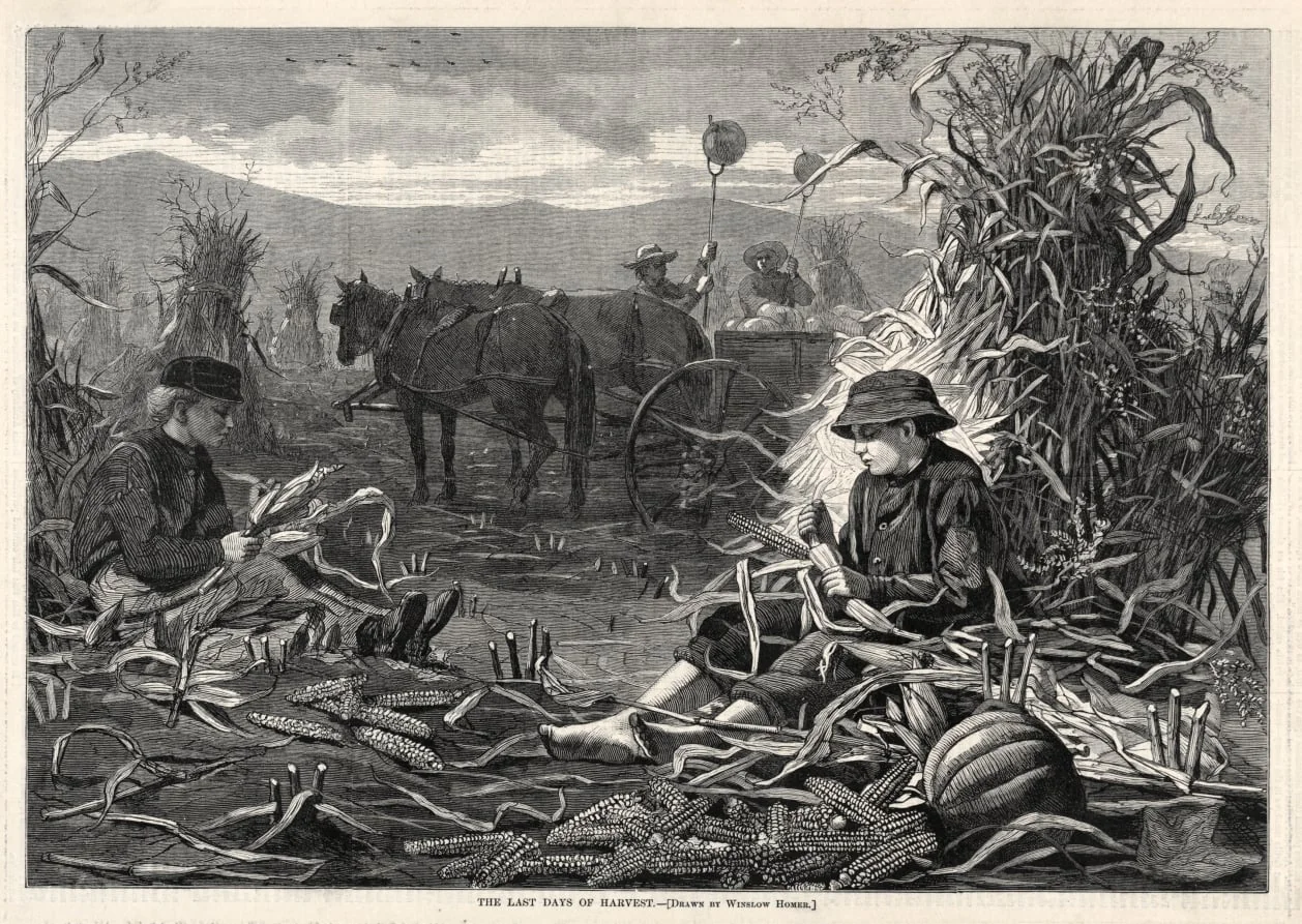 The Last Days of Harvest, by Winslow Homer, 1873