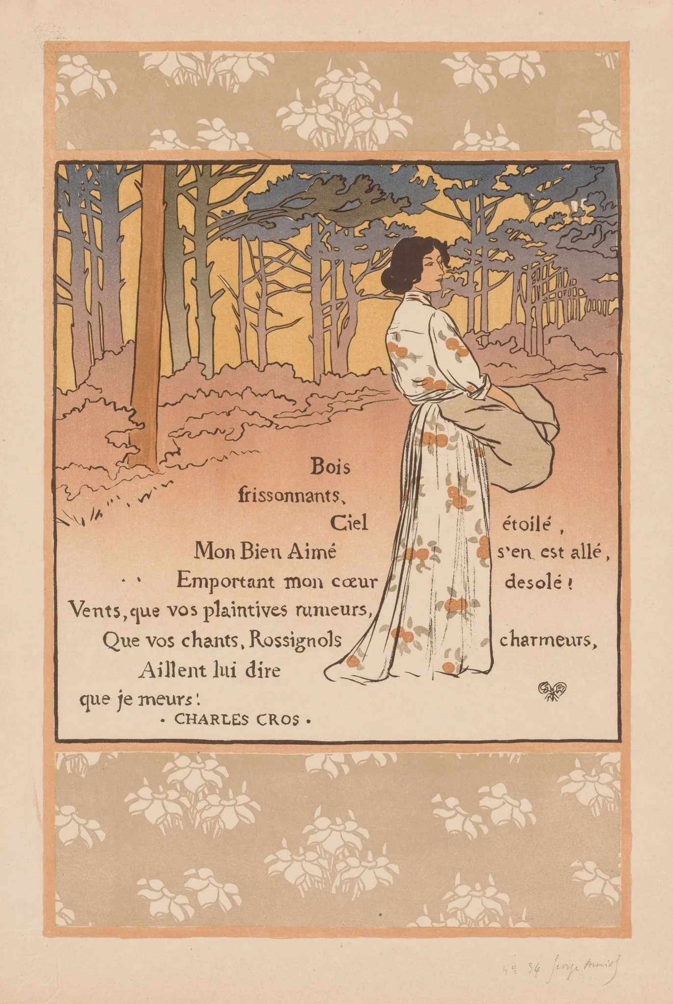 Trembling Woods, by George Auriol, 1893