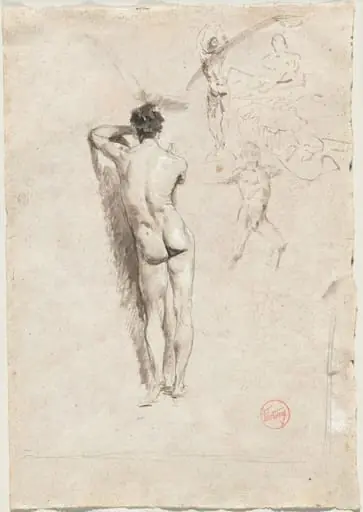 Study of a Male Nude and Other Studies