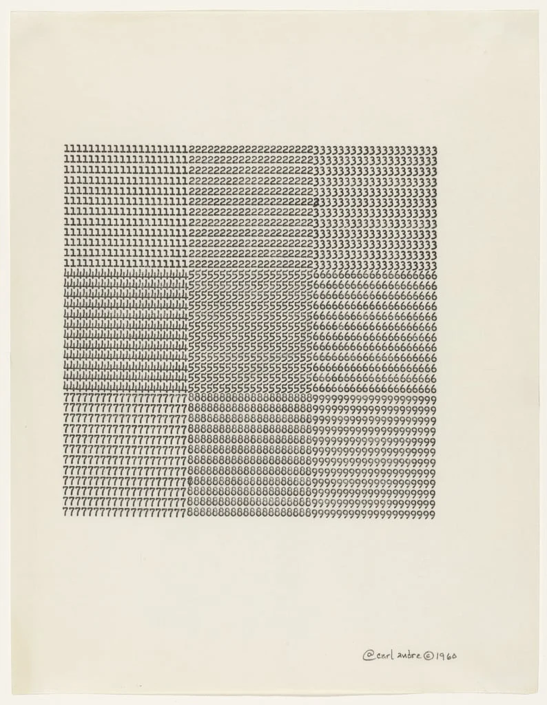Untitled, by Carl Andre, 1960