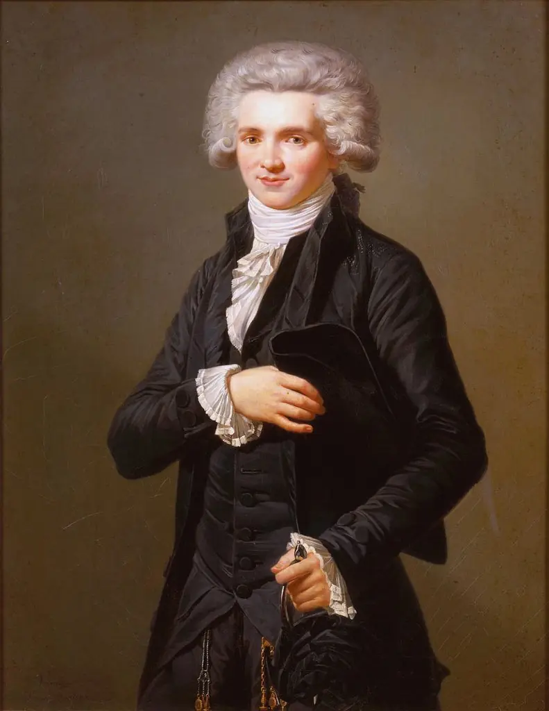 Maximilien de Robespierre dressed as deputy of the Third Estate