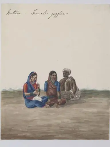 Three entertainers