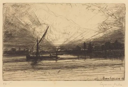 Sunset on the Thames