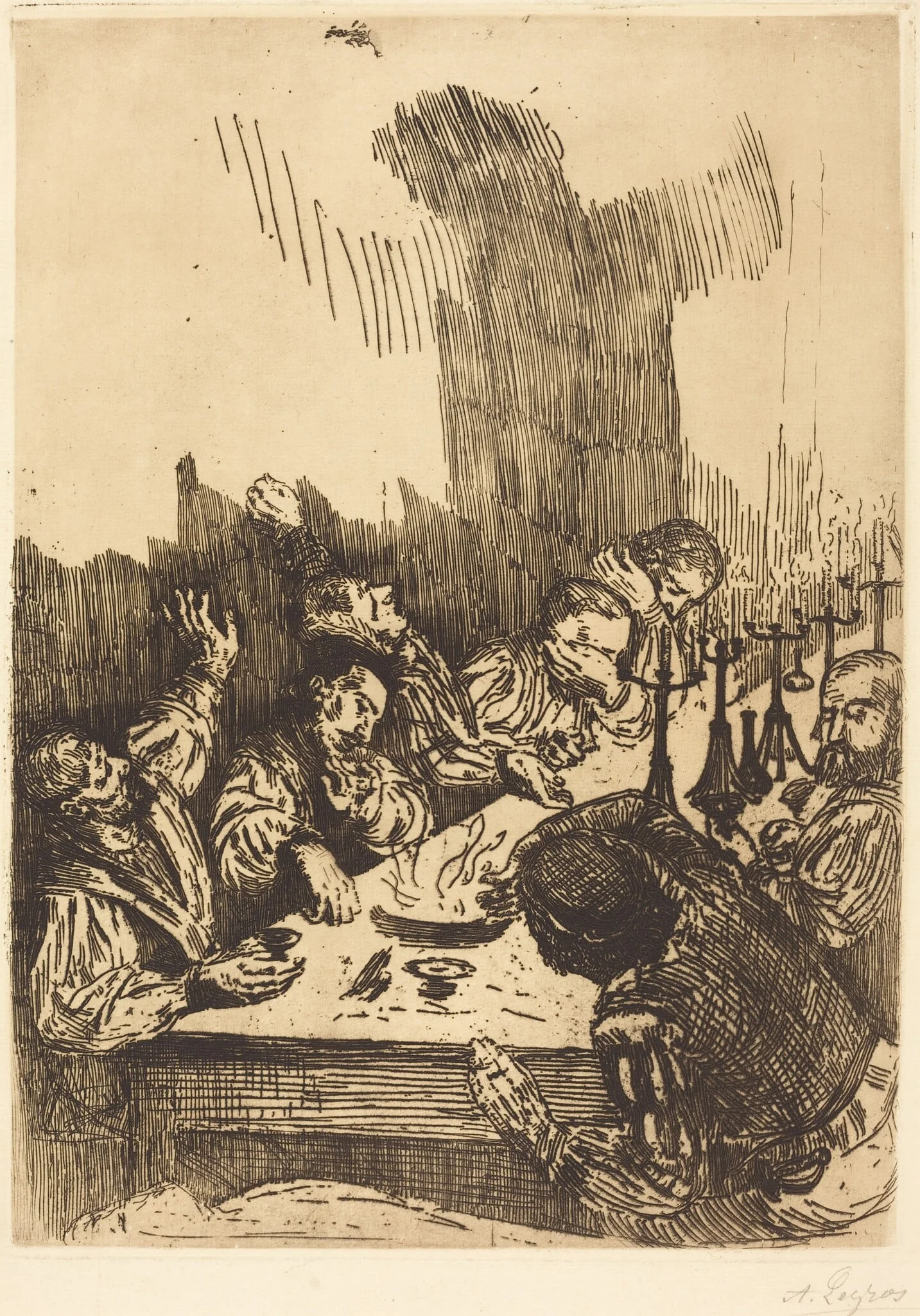 Shadow (Ombre), by Alphonse Legros, ink, 1874