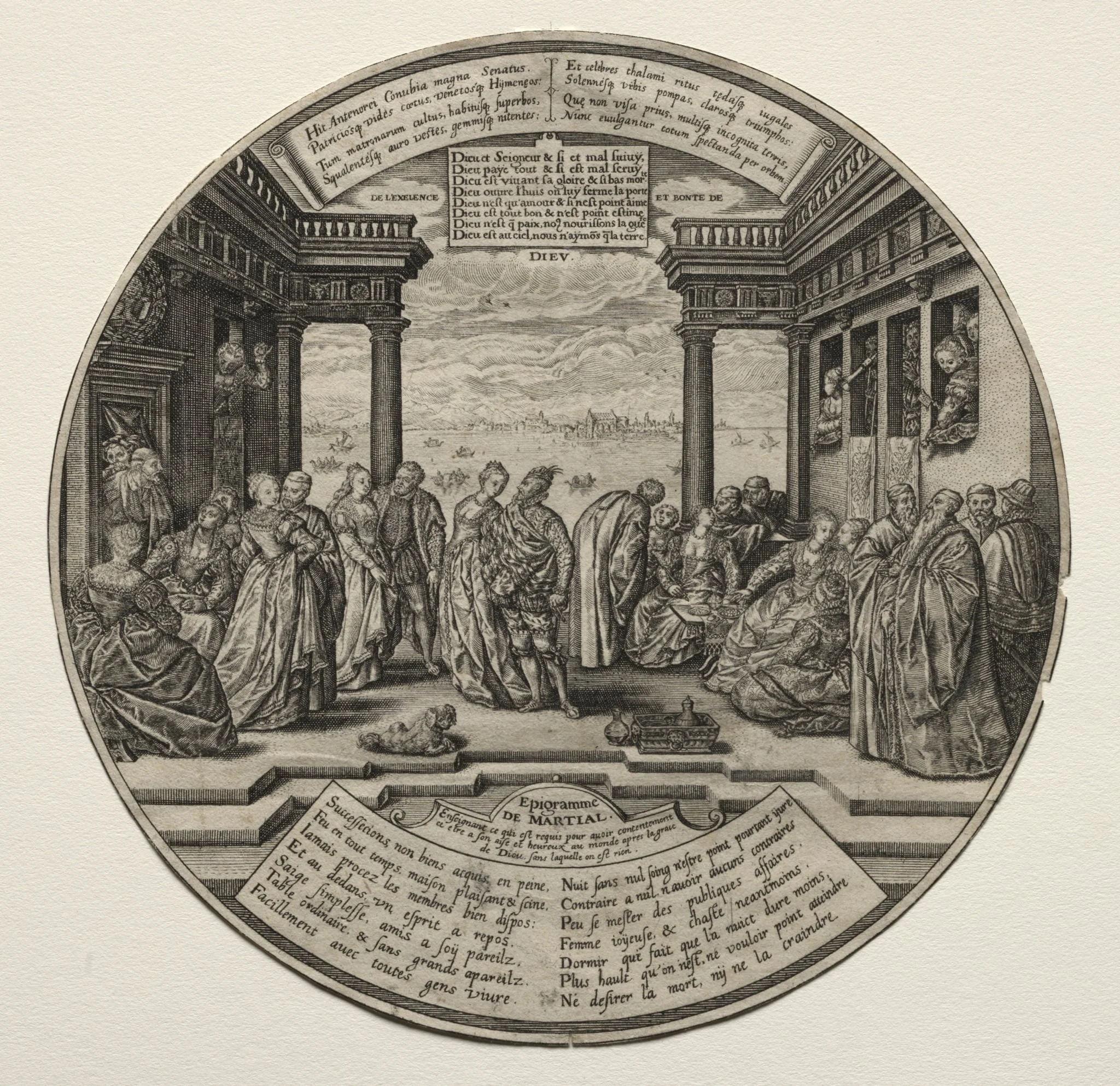 The Venetian Ball, by Johann Theodor de Bry, 1604