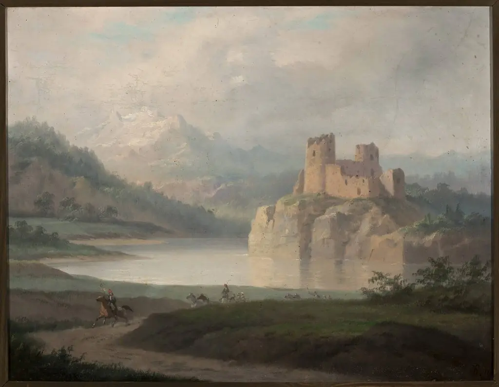 Ruins of the castle in Czorsztyn