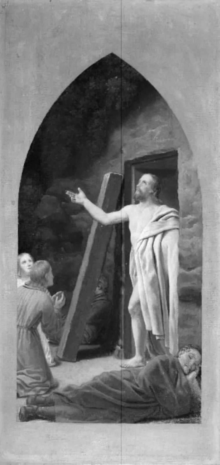 The ressurrection. Sketch for an altarpiece, by Unknown artist, 1830